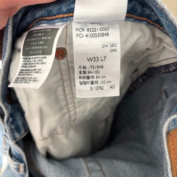 Levis Premium 501 150th Anniversary 93' Sashiko Patchwork 7" Shorts Men’s Sz 33” - Picture 7 of 10